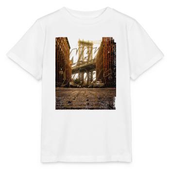 Brooklyn Ney York - T-shirt bio MINI CREATOR Stanley/Stella Enfant - blanc - Devant - Maike (125cm)