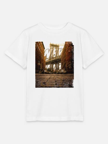 Brooklyn Ney York - Stanley/Stella Kinder T-Shirt MINI CREATOR - Weiß