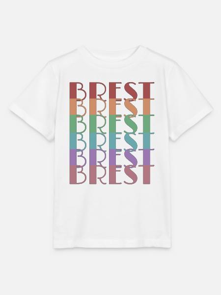 BREST - Stanley/Stella Kinder T-Shirt MINI CREATOR  - Weiß