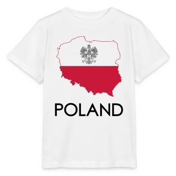 Pologne - T-shirt bio MINI CREATOR Stanley/Stella Enfant - blanc - Devant - Maike (125cm)