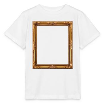 Golden Picture Frame - Stanley/Stella MINI CREATOR Kids’ T-Shirt - white - Front - Maike (125cm)