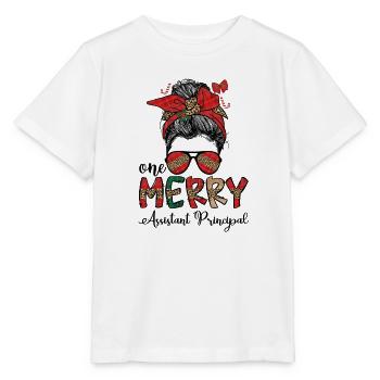 Directeur adjoint de l’équipe de l’école de Noël Noël - T-shirt bio MINI CREATOR Stanley/Stella Enfant - blanc - Devant - Maike (125cm)