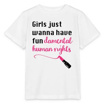 Frauenrechte - Stanley/Stella Kinder T-Shirt MINI CREATOR  - Weiß - Vorne - Maike (125cm)