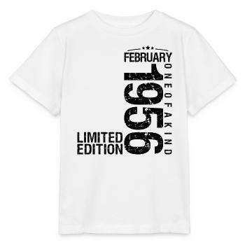 Anniversaire Février 1956 Février né en Février - T-shirt bio MINI CREATOR Stanley/Stella Enfant - blanc - Devant - Maike (125cm)