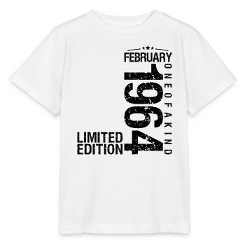 Anniversaire Février 1964 Février né en Février - T-shirt bio MINI CREATOR Stanley/Stella Enfant - blanc - Devant - Maike (125cm)