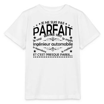ingénieur automobile cadeau ingénieur automobile - T-shirt bio MINI CREATOR Stanley/Stella Enfant - blanc - Devant - Maike (125cm)