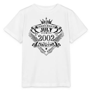 2002 Juillet 2002 anniversaire Juillet 2002 - T-shirt bio MINI CREATOR Stanley/Stella Enfant - blanc - Devant - Maike (125cm)