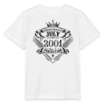 2001 July 2001 Birthday July 2001 - Stanley/Stella MINI CREATOR Kids’ T-Shirt - white - Front - Maike (125cm)