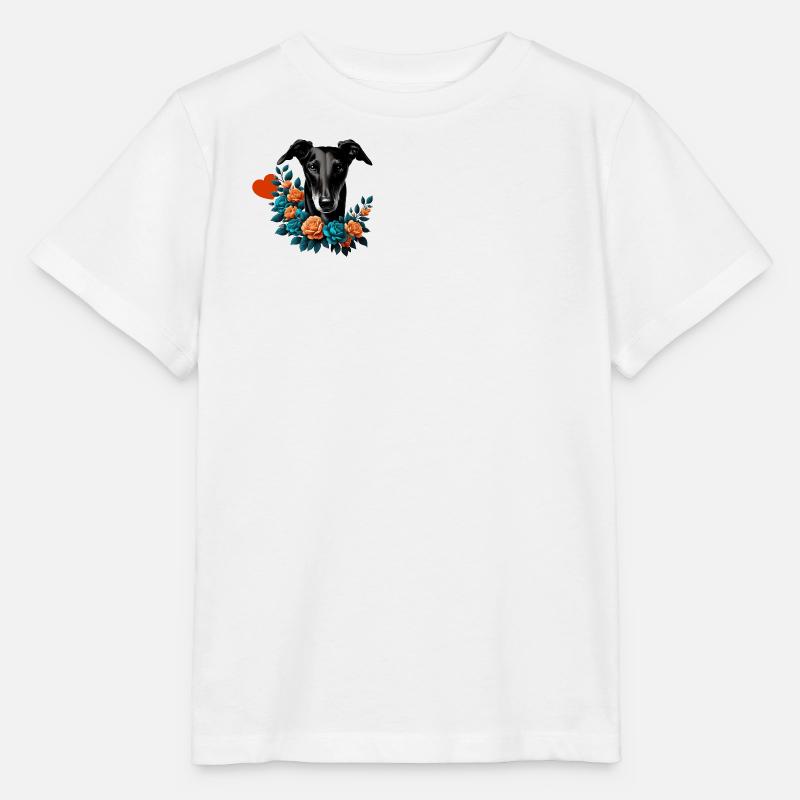 Galgo Blackbeauty Nr01 - Stanley/Stella Kinder T-Shirt MINI CREATOR  - Weiß