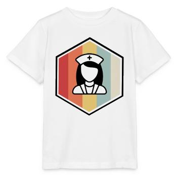 Nurse Doctor Hospital Krankenschwester - Stanley/Stella Kinder T-Shirt MINI CREATOR  - Weiß - Vorne - Maike (125cm)