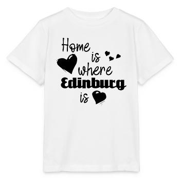 Home is where Edinburgh is - Stanley/Stella MINI CREATOR Kids’ T-Shirt - white - Front - Maike (125cm)