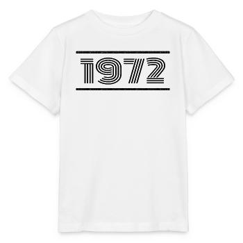 1972 Vintage 1972 53e Anniversaire 1972 Rétro 1972 - T-shirt bio MINI CREATOR Stanley/Stella Enfant - blanc - Devant - Maike (125cm)
