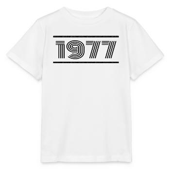 1977 Vintage 1977 48e Anniversaire 1977 Rétro 1977 - T-shirt bio MINI CREATOR Stanley/Stella Enfant - blanc - Devant - Maike (125cm)
