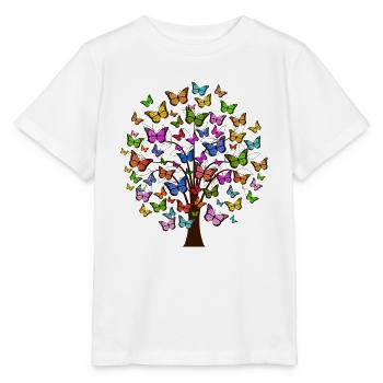 baum tree baumstamm wald forest woods77 - Stanley/Stella Kinder T-Shirt MINI CREATOR  - Weiß - Vorne - Maike (125cm)
