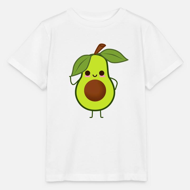 Süße Avocado - Stanley/Stella Kinder T-Shirt MINI CREATOR  - Weiß