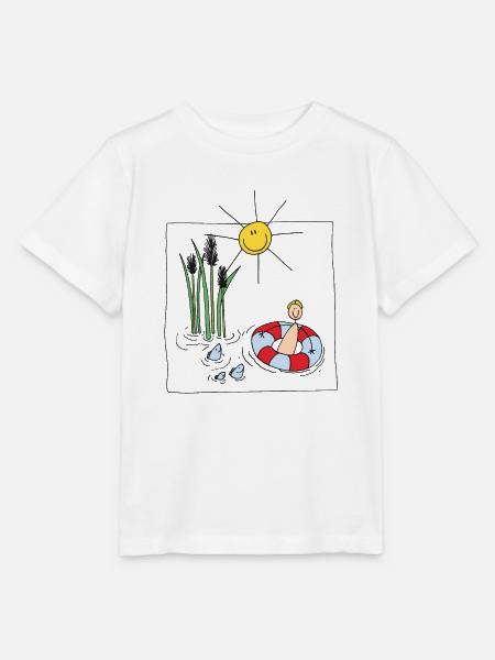 Badespaß - Stanley/Stella Kinder T-Shirt MINI CREATOR - Weiß