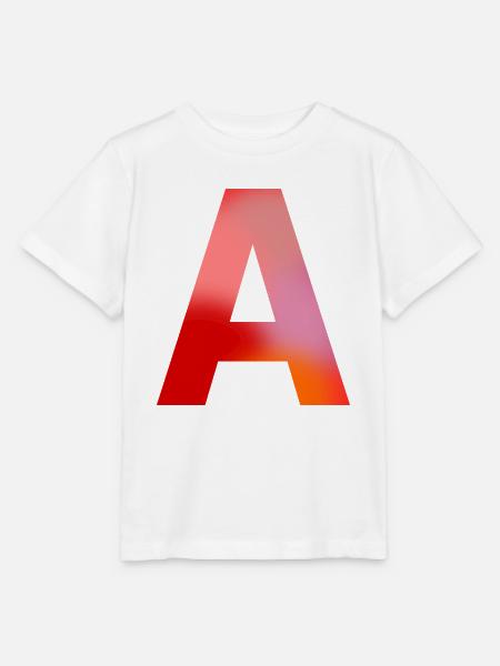 Buchstabe A - Stanley/Stella Kinder T-Shirt MINI CREATOR - Weiß