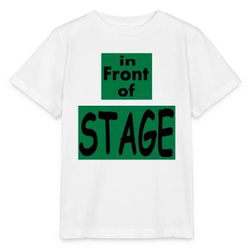 In front of Stage / Music fan - Stanley/Stella MINI CREATOR Kids’ T-Shirt - white - Front - Maike (125cm)