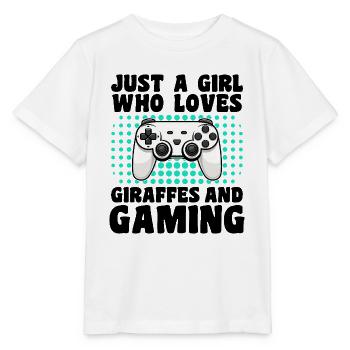 Gamer & Giraffen: Videospiele & High Barch - Stanley/Stella Kinder T-Shirt MINI CREATOR  - Weiß - Vorne - Maike (125cm)