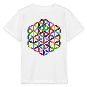 Fleur de vie - T-shirt bio MINI CREATOR Stanley/Stella Enfant - blanc - Devant - Maike (125cm)