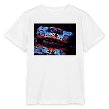 Course automobile - T-shirt bio MINI CREATOR Stanley/Stella Enfant - blanc - Devant - Maike (125cm)