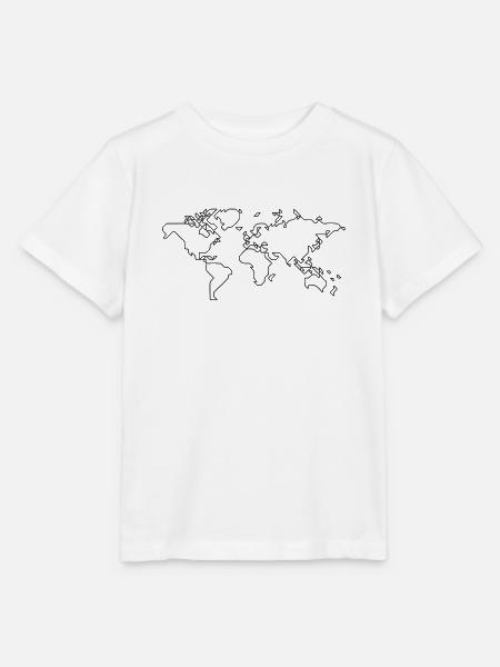 Welt - Stanley/Stella Kinder T-Shirt MINI CREATOR  - Weiß