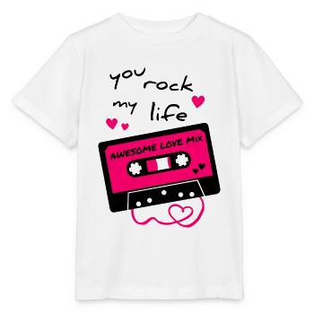 Love Mix Tape - T-shirt bio MINI CREATOR Stanley/Stella Enfant - blanc - Devant - Maike (125cm)