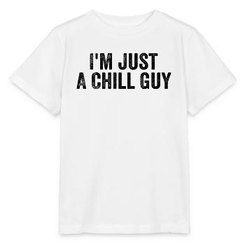 Ich bin einfach ein entspannter Typ - Stanley/Stella Kinder T-Shirt MINI CREATOR  - Weiß - Vorne - Maike (125cm)