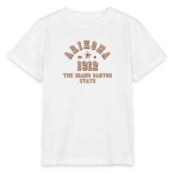 Arizona Grand Canyon USA Amerika College Football - Stanley/Stella Kinder T-Shirt MINI CREATOR  - Weiß - Vorne - Maike (125cm)