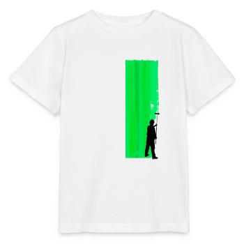 Peignez le mur en vert - T-shirt bio MINI CREATOR Stanley/Stella Enfant - blanc - Devant - Maike (125cm)