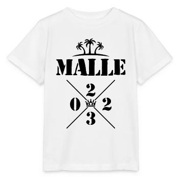 Malle 2023 - T-shirt bio MINI CREATOR Stanley/Stella Enfant - blanc - Devant - Maike (125cm)