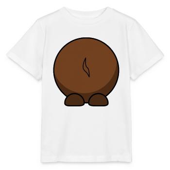 Gnu von hinten. Geschenkidee - Stanley/Stella Kinder T-Shirt MINI CREATOR  - Weiß - Vorne - Maike (125cm)