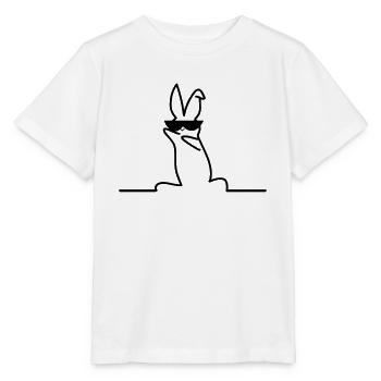 cool lapin - T-shirt bio MINI CREATOR Stanley/Stella Enfant - blanc - Devant - Maike (125cm)