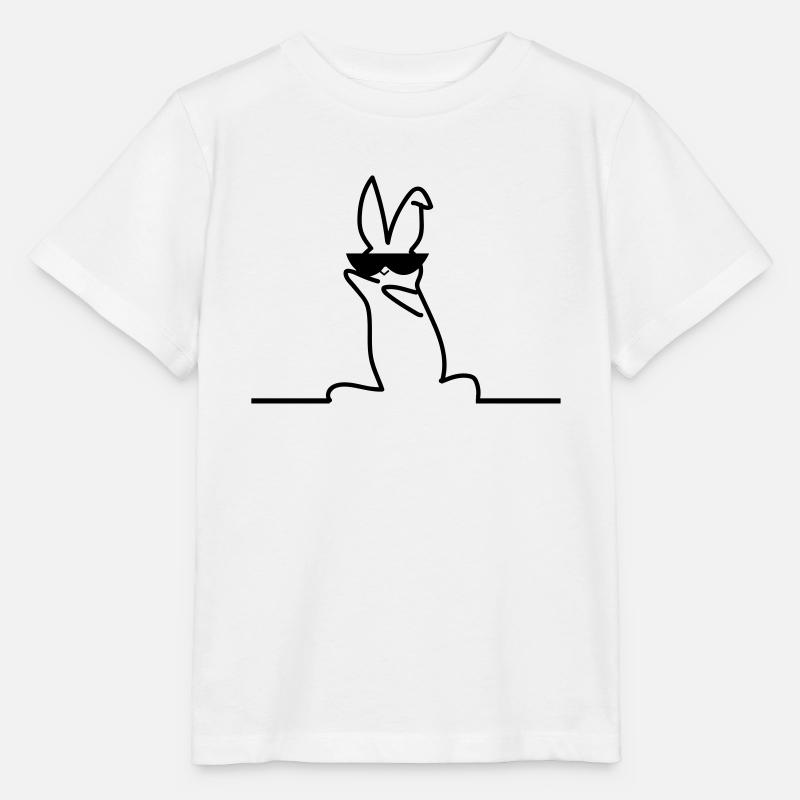 cool lapin - T-shirt bio MINI CREATOR Stanley/Stella Enfant - blanc