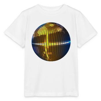Disco ball - T-shirt bio MINI CREATOR Stanley/Stella Enfant - blanc - Devant - Maike (125cm)