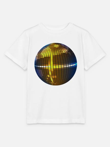 Disco Kugel - Stanley/Stella Kinder T-Shirt MINI CREATOR  - Weiß