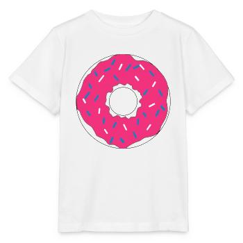rose Donut - T-shirt bio MINI CREATOR Stanley/Stella Enfant - blanc - Devant - Maike (125cm)