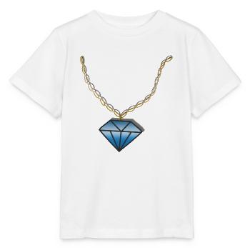 Kette Diamant - Stanley/Stella Kinder T-Shirt MINI CREATOR  - Weiß - Vorne - Maike (125cm)