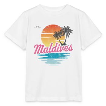 Malediven - Stanley/Stella Kinder T-Shirt MINI CREATOR  - Weiß - Vorne - Maike (125cm)