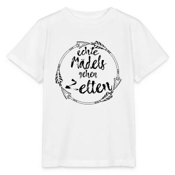 MÄDELS ZELTEN ZELTLAGER CAMPING SPRÜCHE GESCHENK - Stanley/Stella Kinder T-Shirt MINI CREATOR  - Weiß - Vorne - Maike (125cm)