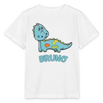 Dinosaurier lustig Kind Bruno Geschenk Geburtstag - Stanley/Stella Kinder T-Shirt MINI CREATOR  - Weiß - Vorne - Maike (125cm)