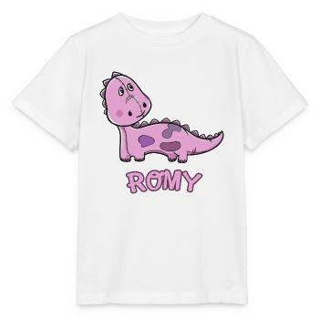 Dinosaurier lustig Kind Romy Geschenk Geburtstag K - Stanley/Stella Kinder T-Shirt MINI CREATOR  - Weiß - Vorne - Maike (125cm)