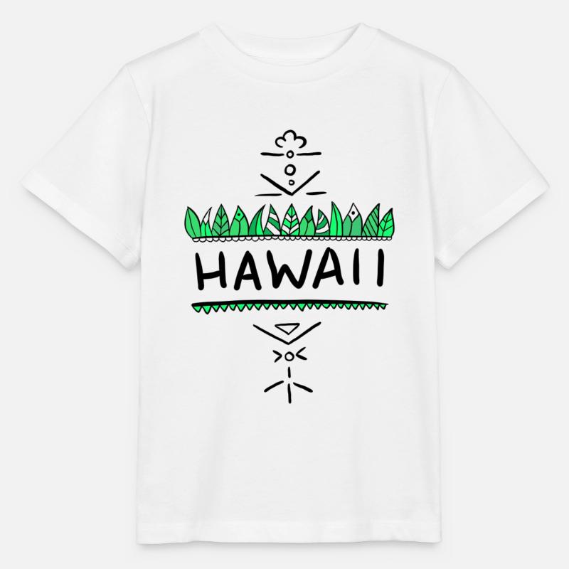 Hawaii - T-shirt bio MINI CREATOR Stanley/Stella Enfant - blanc