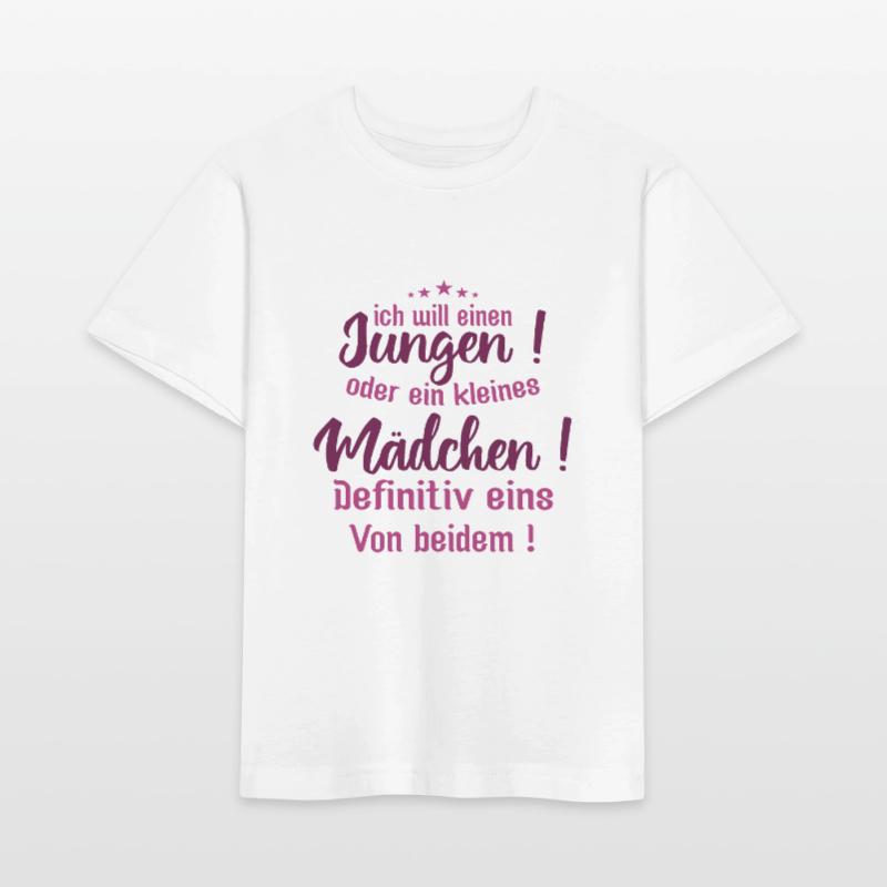 Kleiner Junge | ich will einen jungen oder ein Stanley/Stella Kinder T-Shirt MINI CREATOR 