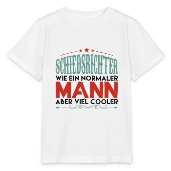 Schiedsrichter schiedsrichter WIE EIN NORMALER MAN - Stanley/Stella Kinder T-Shirt MINI CREATOR  - Weiß - Vorne - Maike (125cm)