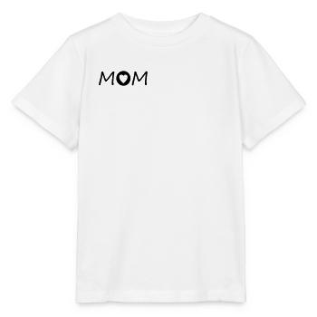 Mom mit Herz - Stanley/Stella Kinder T-Shirt MINI CREATOR  - Weiß - Vorne - Maike (125cm)