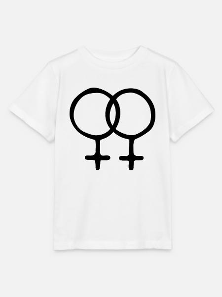 Lesbisches Design - Stanley/Stella Kinder T-Shirt MINI CREATOR - Weiß