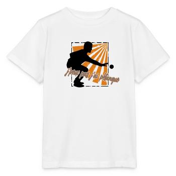 Ich kann nicht Pétanque haben - Stanley/Stella Kinder T-Shirt MINI CREATOR  - Weiß - Vorne - Maike (125cm)