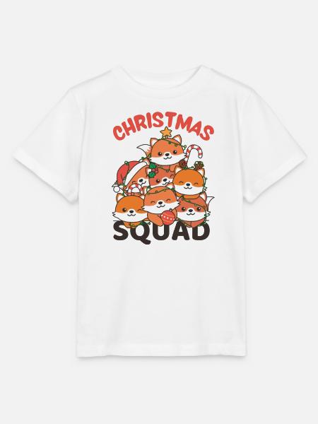 Fuchs Weihnachtsbaum Christmas Squad Fuchs - Stanley/Stella Kinder T-Shirt MINI CREATOR  - Weiß