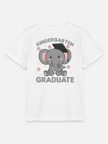 Kids Kindergarten graduate Elefant Graduation - Stanley/Stella Kinder T-Shirt MINI CREATOR  - Weiß